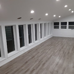 Expert installation of waterproof luxury vinyl plank (LVP) flooring for a home renovation in Hartford, SD.