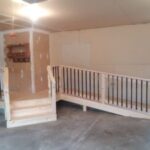 Custom wooden handicap ramp construction and ADA-compliant home accessibility by a local handyman in Sioux Falls, SD.