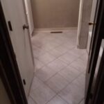 Professional ceramic and porcelain tile floor installation and grout repair by a local handyman in Harrisburg, SD.
