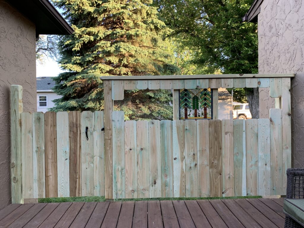 Professional wood fence repair and installation by a local handyman in Sioux Falls, SD.