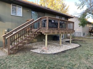 Professional residential deck replacement and full-scale outdoor living space reconstruction in Sioux Falls, SD.